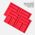 thumbnail image 4 of maskred Plateau de Rangement pour Perles Multi-Bateaux, Organisateur de Stylos et Argile pour Perceuse, Boîte de Rangement Rouge pour Bricolage, 1 Ensemble, 4 of 6