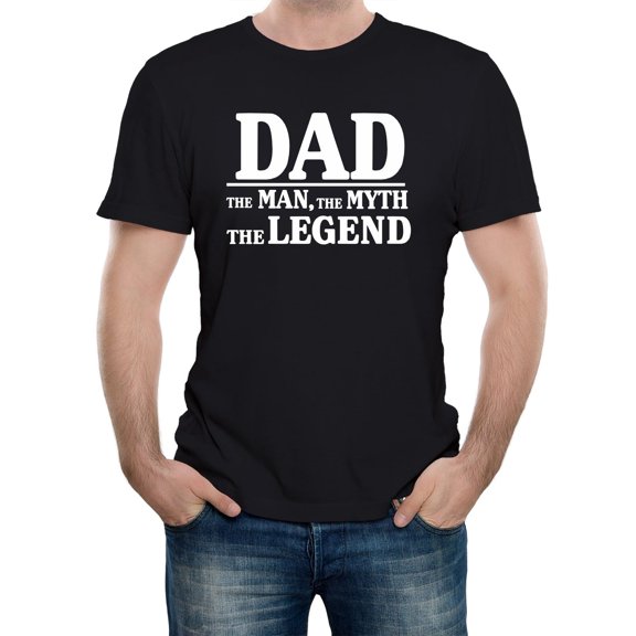 Reality Glitch Dad, The Man, The Myth, The Legend Fathers Day Mens T-Shirt