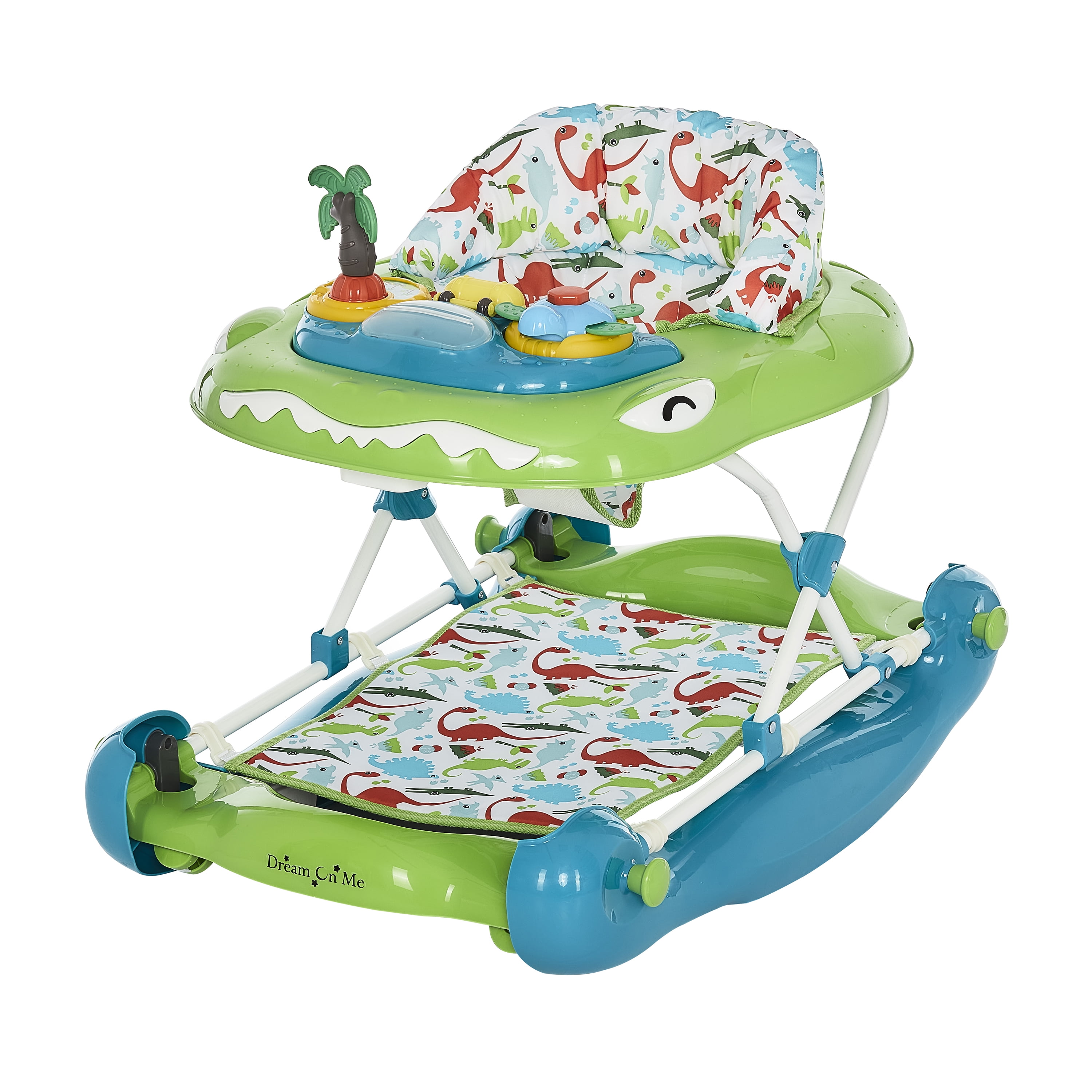 Dream On Me Baby Steps Activity Walker, Easy to Fold Baby Walker, Blue