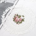 thumbnail image 4 of PinesC 6PackLacePlacemats,RetroFrenchStyleCupMat,EmbroideredDinningTablePlaceMats,FashionableFlowerVintageCrochetLunchmatDoilies,SquareHollowVaseMatforHomeWeddingDecoration, 4 of 5