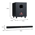 thumbnail image 5 of Barra de Sonido con Subwoofer Inalámbrico Bluetooth Kaiser KBS-3092 Radio FM, 5 of 5