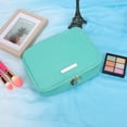 thumbnail image 4 of Daboolka Bolsa de almacenamiento portátil de gran capacidad para maquillaje de viaje, bolsa organizadora (verde), 4 of 8