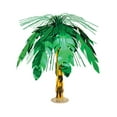 thumbnail image 2 of Beistle Tropical Luau Palm Tree 18" Cascading Centerpiece, Green Gold, 2 of 2