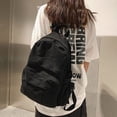 thumbnail image 3 of Mini Boho Canvas Backpack Vintage College School Backpack Women Student Bookbag Fairy Grunge Aesthetic Hippie Y2K Backpack (Green), 3 of 12