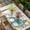 beige, variant on Easter Table Cloths for 5 Foot Rectangle Tables, Turquoise Truck Colorful Eggs Tree Gnomes Rabbit Patio Waterproof Elastic Fitted Tablecloths, Washable Rectangular Table Cover for Camping
