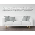 thumbnail image 4 of A1HC 22x22 Inch Square Decorative Velvet Throw Pillow Covers, Set of 2, Dove Grey – Soft, Luxurious Cushion Covers for Sofa, Bed & Home Decor, 4 of 5
