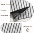 thumbnail image 6 of 8'x10' Area Rugs, Black Striped Indoor Outdoor Area Rug for Living Room Bedroom, Black White Stripes Farmhouse Washable Bathroom Rugs Kitchen Floor Carpet Mats Home Decor Aesthetic, 6 of 8