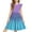 #A19-Purple Pink, variant on XADYUY Girl's Summer Twirly Dress Twirly A-Line Ruffle Sleeve Midi Dress Gradient Crew Neck Tiered Casual Sundresses School for Kids Size 3-12 Years,Beige 7-8 Years