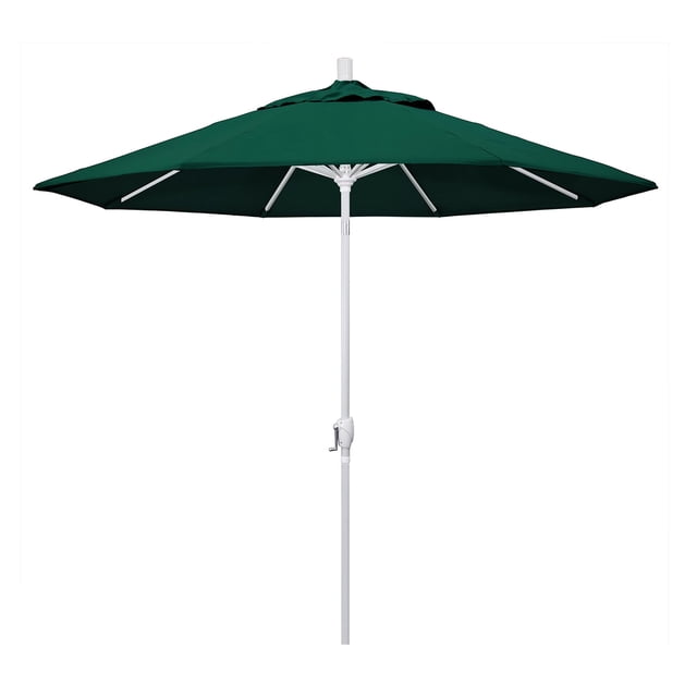California Umbrella Parasol de Patio 9 Pieds Vert Forêt