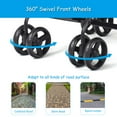 thumbnail image 3 of Infans Foldable Twin Baby Double Stroller Kids Ultralight Umbrella Stroller Pushchair, 3 of 6