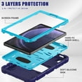 thumbnail image 3 of Allytechgroup Case for Samsung Galaxy Tab A11 2025/A9 2023 8.7", Kids Friendly Case with Kickstand Shockproof Back Cover for Galaxy Tab A11 (SM-X133/X135)/A9 (SM-X110/X115), Navyblue, 3 of 9