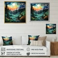 thumbnail image 4 of Designart "horizon Aurora Borealis Natures I" Aurora Borealis Floater Framed Canvas Wall Art, 4 of 7