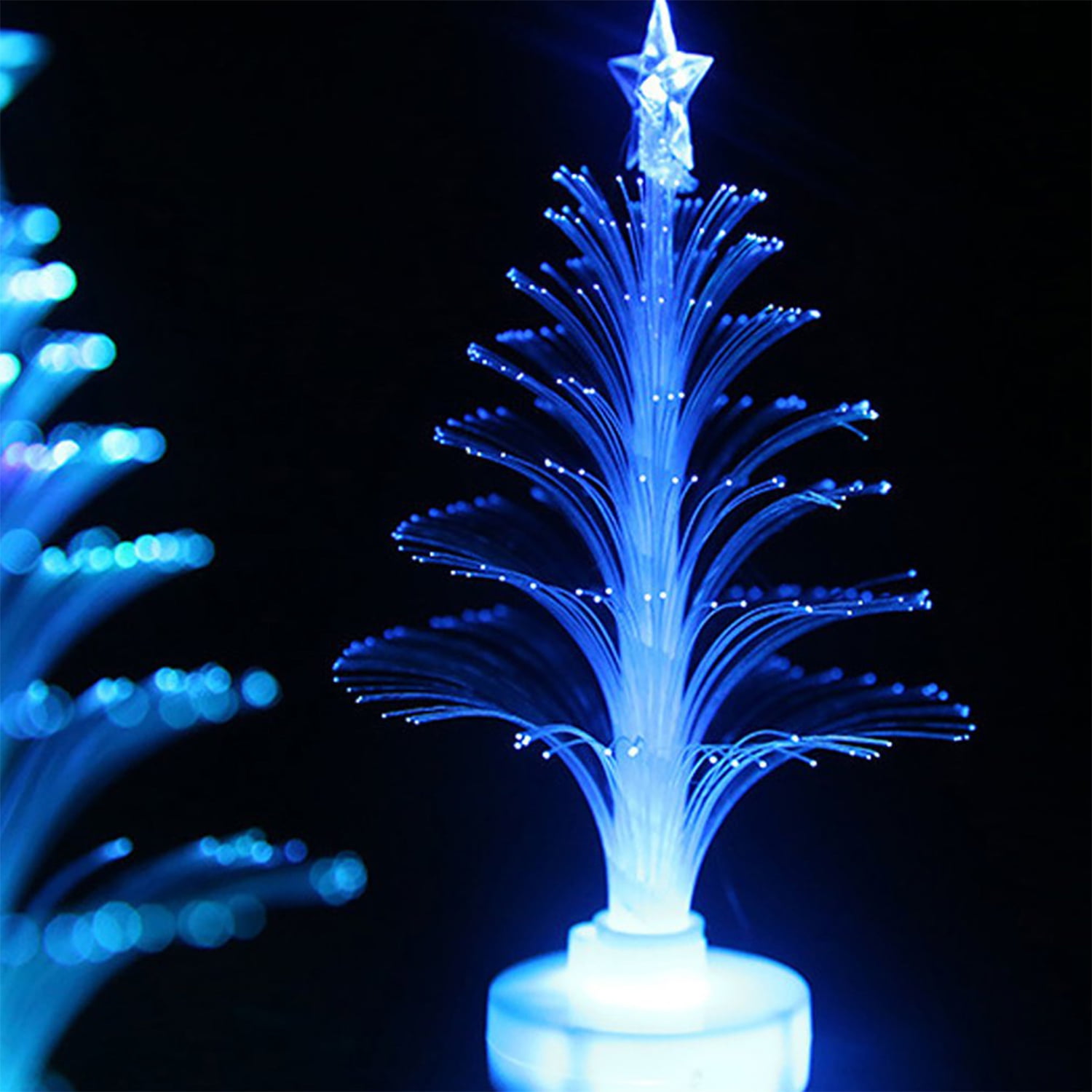 7 Colors Changing Fiber Optic Christmas Tree, LED Small Desktop