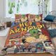 thumbnail image 2 of Hey Arnold Conjunto de sábanas temático, trío de piezas, cómodo y amigable con la piel, diseño único, regalo de decoración para el hogar para familiares, amigos y fans, 90 cm * 190 cm, 2 of 6