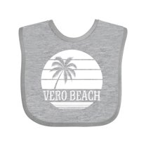 Inktastic Vero Beach Florida Vacation Boys or Girls Baby Bib