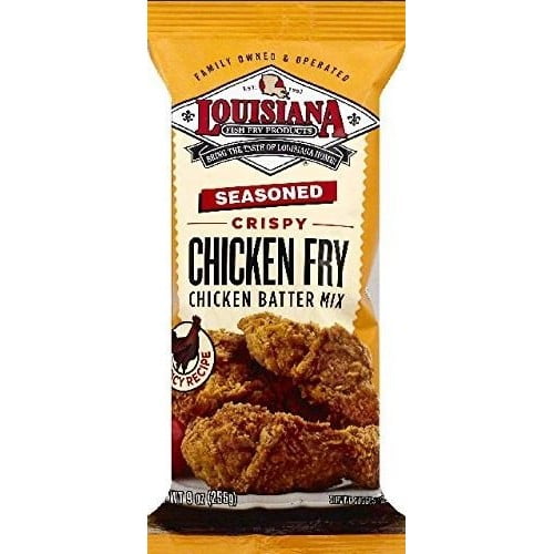 Louisiana Fish Fry Products Seasoned Crispy Chicken Fry Batter Mix OZ - Walmart.com