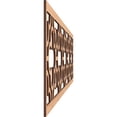 thumbnail image 3 of Ekena Millwork 47"W x 12"H x 1/4"T Chicago Fretwork Moulding, Hickory, 3 of 13