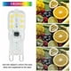 thumbnail image 4 of 10 st 3W G9 LED-lampor, motsvarande 33W halogenlampor, 6000K dagsljusvitt, 800LM, flimmerfri, icke-dimbar, G9 energibesparande lampor, 360 stråle, 4 of 5