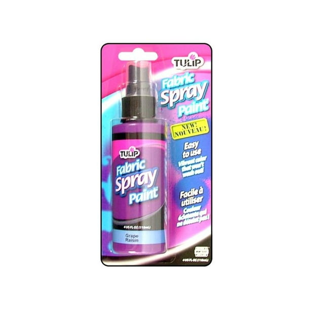 Tulip Fabric Spray Paint 4oz Carded Grape