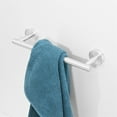 thumbnail image 3 of Toystoory Barra de toalla de acero inoxidable desmontable 50cm paños de montaje en pared soporte moderno organizador estante colgante accesorios de Juegos de accesorios de baño Lustroso Toystoory HA011297-04B, 3 of 6