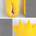 thumbnail image 2 of ZTTD Adult Women Plush Indoor Slippers Funny Animal Paw Shoes Yellow, 2 of 4