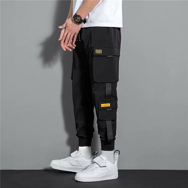 Pantalones Cargo Harem para hombre, ropa deportiva táctica para correr, chándales de talla grande 3xl, primavera y verano, 2023