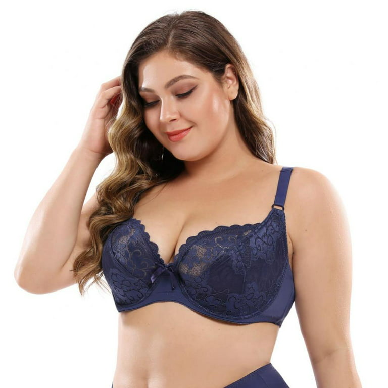 Thin Cup Bras for Women, Adjusted-strap Push Up Underwire Bra Sexy