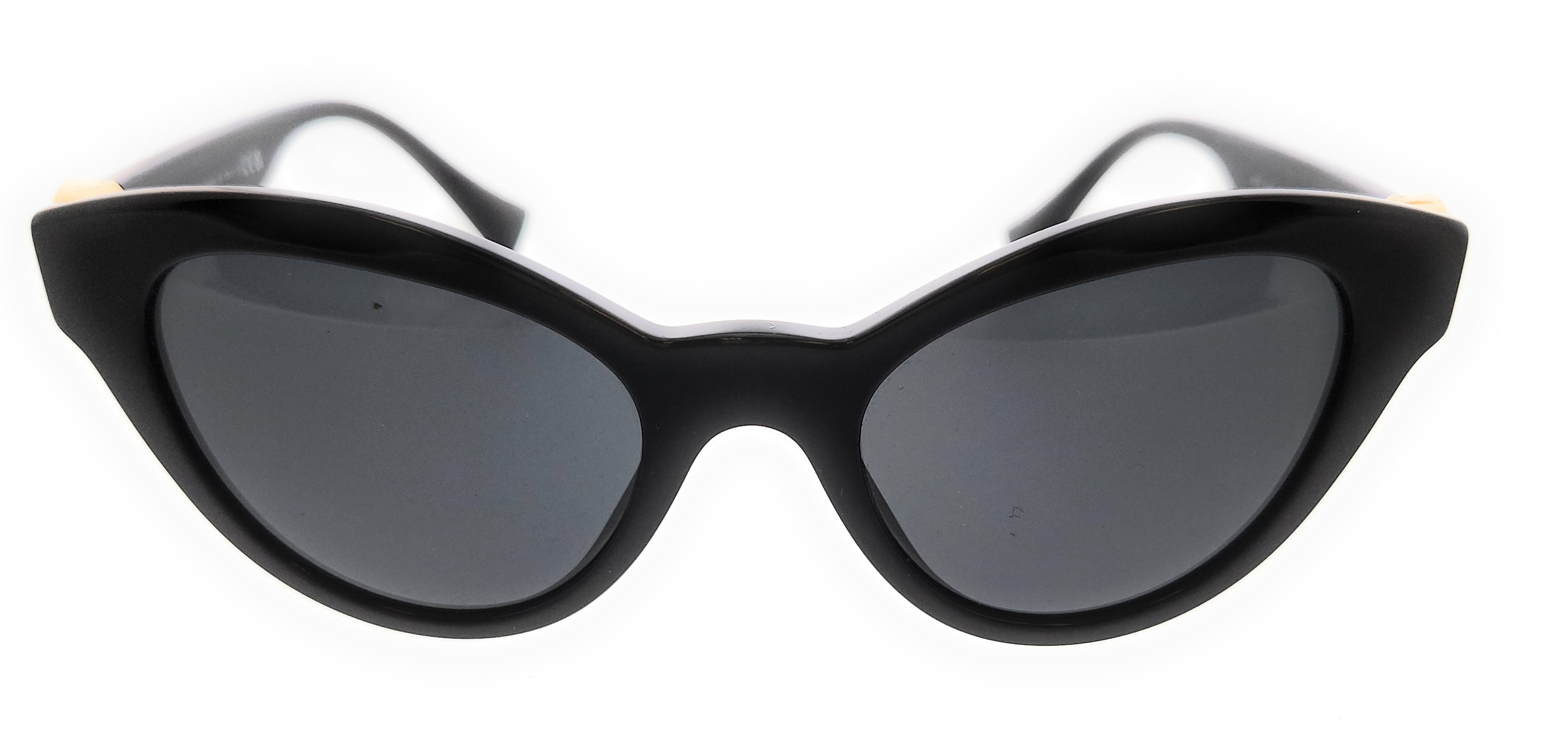 Versace Medusa VE 4435 Women's Cat Eye Sunglasses, Black Versace Medusa VE 4435 Women's Cat Eye Sunglasses, Black