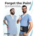 thumbnail image 2 of Faja lumbar Sparthos para el dolor lumbar - Alivio inmediato de ciática, hernia discal y escoliosis - Transpirable + Almohadilla de soporte lumbar - Para hombres y mujeres - Se adapta a cinturas de 11, 2 of 5