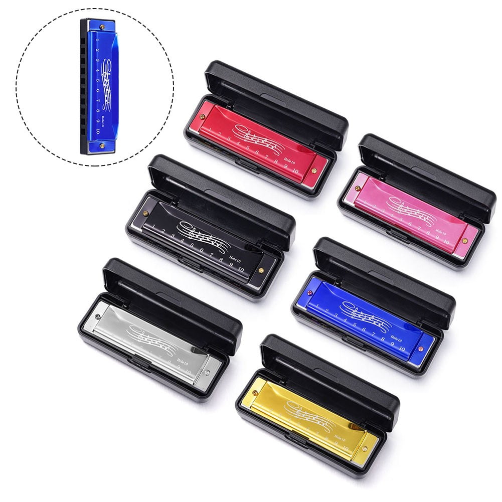 East Top Harmonica Blues En Do - 10 Trous Diatonique - Débutants Et Pros - Son Riche Et Puissant