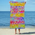 thumbnail image 3 of CafePress - Funky Texture Stripes - Large Beach Towel, Soft 30"x60" Towel with Unique Design, 3 of 4