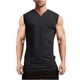 thumbnail image 2 of pstuiky Hombres Tanque, Camiseta sin mangas deportiva de color liso con elasticidad, informal, transpirable y con cuello en V para hombre Chaleco para hombre xxl, 2 of 9