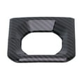 thumbnail image 1 of Gear Shift Knob Base Trim Cover Carbon Fiber Style Replacement for Land Rover Defender 110 2020‑2021, 1 of 14