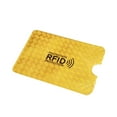 thumbnail image 4 of Porfeet 10Pcs Portable Anti-magnetic RFID Credit Bank ID Card Sleeve Protective Case,Multicolor Golden, 4 of 10