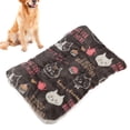 thumbnail image 4 of <p>Dog Car Quilt, Pet Blanket Machine Washable Thick Flannel Lambswool Cute Pattern Warm  For Puppy For Cat</p>, 4 of 7