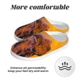 thumbnail image 6 of Fotbe Cliff Western Cowboy Pattern Women's Fuzzy Curly Fur Memory Foam Loafer Slippers Indoor Outdoor Slippers Winter Home Shoes-40/41, 6 of 7