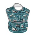 thumbnail image 2 of Hirioo Modern Excavator for Baby Waterproof Pocket Bib Adjustable Closed for Babies Toddlers with Large Pocket 6-24Months, 2 of 8