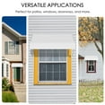 thumbnail image 2 of Kozyard WeatherShield PVC Awning W48'' x D40'' for Door Entrance - Durable Porch Awning for House - Exterior Door Canopy - Front-Door Awnings - Weather-Resistant, 2 of 7