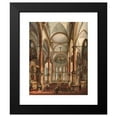 thumbnail image 2 of Giuseppe Borsato 15x17 Black Modern Framed Museum Art Print Titled - Venice, Interior of the Church of San Zaccaria (1830), 2 of 5