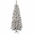 thumbnail image 3 of Vickerman 7.5' Flocked Pacific Artificial Christmas Tree, Multi-Colored LED Lights - Snow Covered Faux Tree - Seasonal Indoor Home Decor, 3 of 4