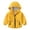 Yellow, variant on Toddler Boys Windbreaker Casual Outerwear Girls Lightweight Zip Hooded Jacket Kids Cute Dust Coat (Yellow,4-5 Years)
