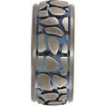 thumbnail image 5 of Titanium Edward Mirell Blue Anodized Brushed 10mm Band (Size 12) Made In United States emr268-12, 5 of 8