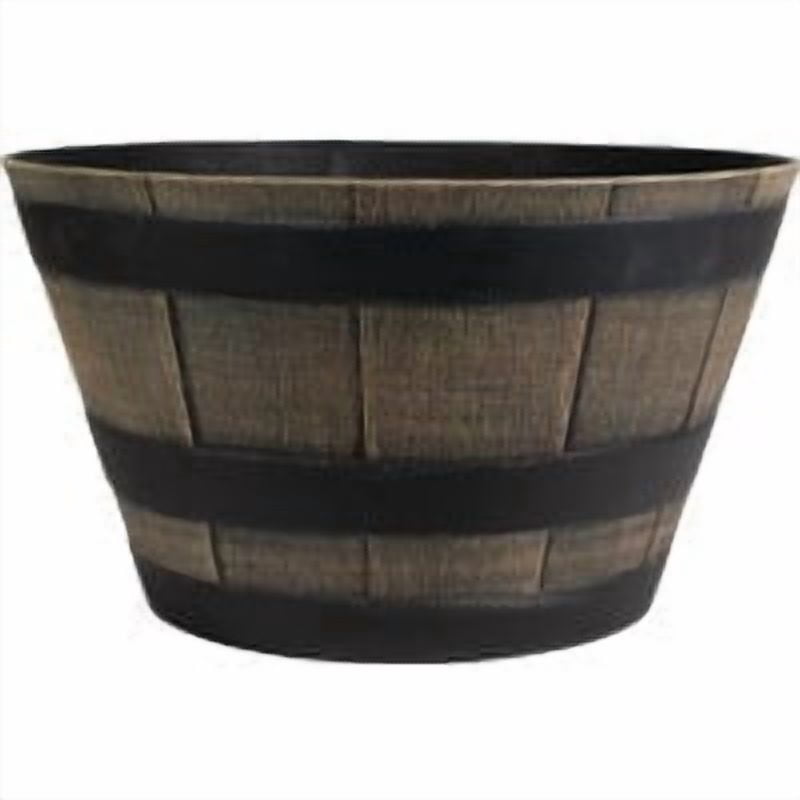 HC Companies Large Plastic Resin Whisky Plants Flower Pot, 16 Inch