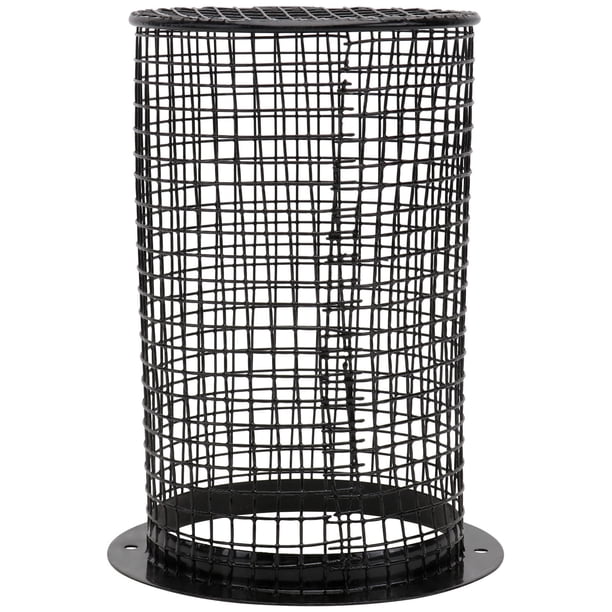 Lámpara de calefacción de la pantalla de la pantalla de la pantalla 1pc Lámpara anti-escalada redonda Decoración del hábitat