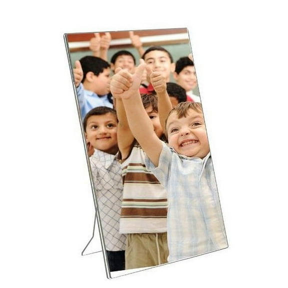 MT Displays Acrylic Photo Frame with Support Portrait