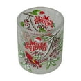 thumbnail image 3 of Northlight Cardinal and Pine Hand Painted Glass Christmas Candle Holder - 2.75", 3 of 5