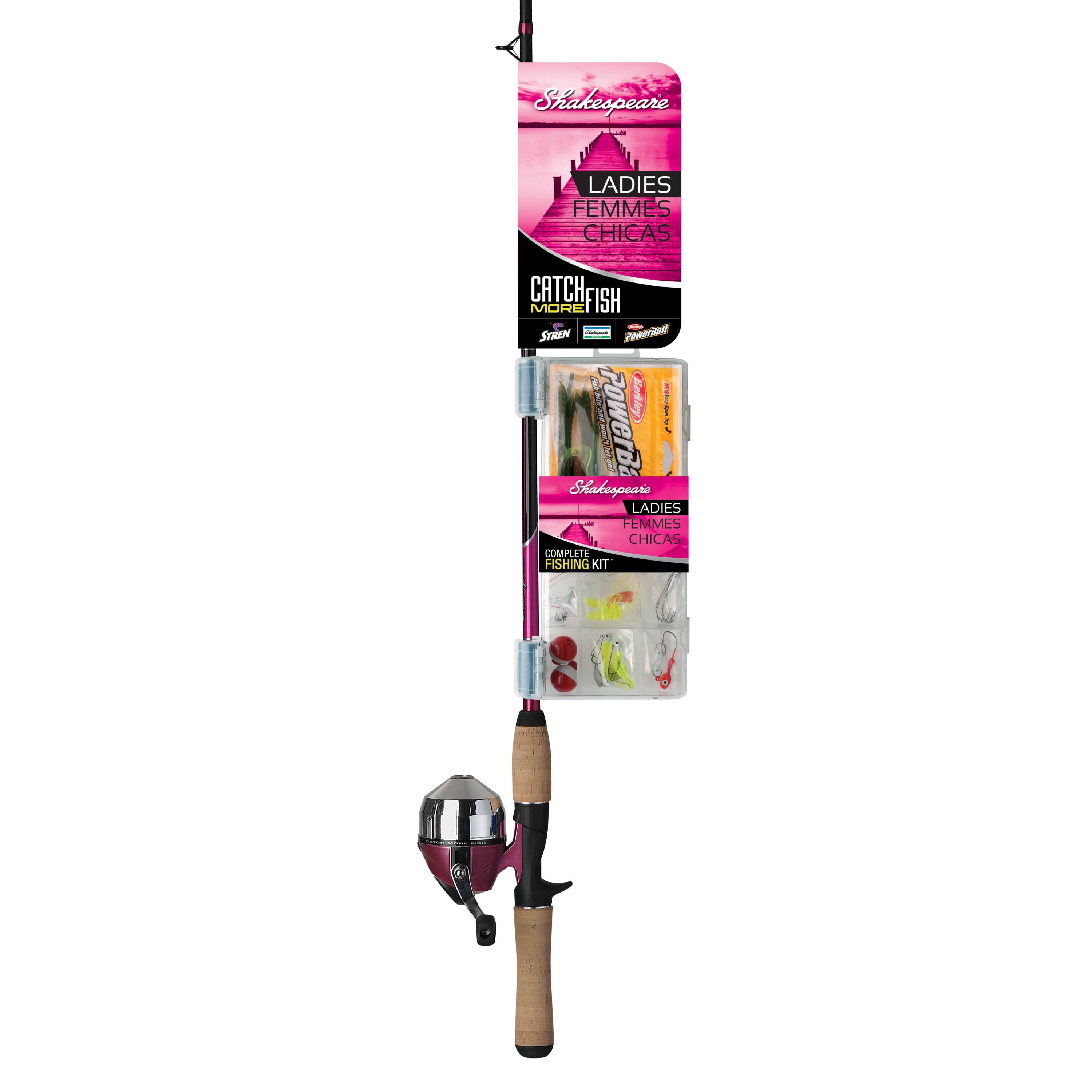 pink shakespeare fishing pole