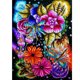 thumbnail image 1 of Cuadros Decorativos Kit de pintura de diamante 5D Mosaico de diamante redondo completo de mariposa D Tmvgtek embutido en tela, 1 of 9