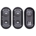 thumbnail image 5 of Brock ADS2831LC4 Inside Door Handle With Black Base/Black Lever With Power Window & Power Lock Switches 4 Piece Set Compatible With 1990-1994 GM C/K Pickup, 5 of 9