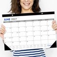 thumbnail image 3 of GuassLee Desk Calendar 2026-2027 - 18 Monthly Desktop Calendar 17" x 11.5" Runs from Jan. 2026-Jun. 2027 with Julian Dates for Students Family Office Easy Planning, 3 of 7